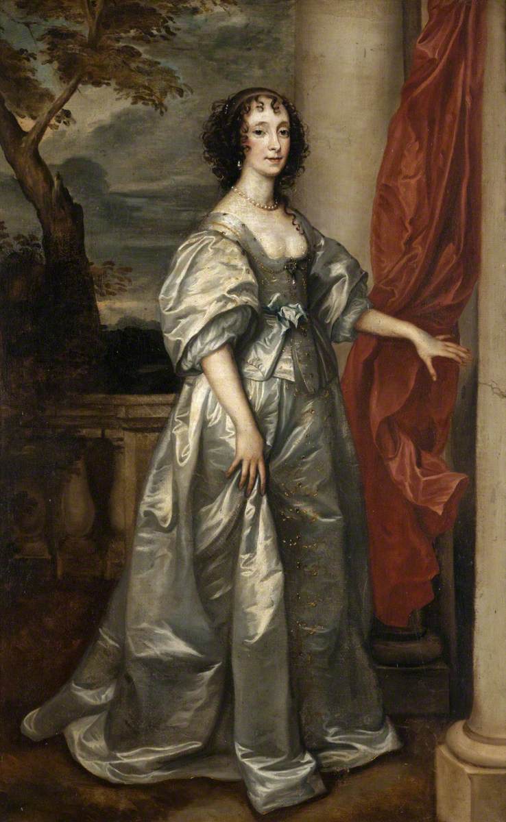 Margaret Smith, Mme Thomas Carey, plus tard Lady Edward Herbert (1606–1678) - Antoine van Dyck