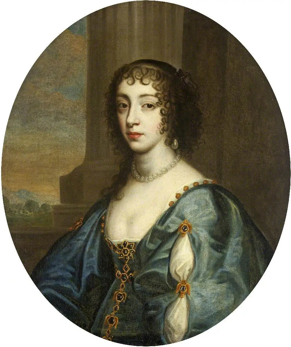 Portrait d’une dame en bleu d’après la reine Henriette-Marie - Antoine van Dyck - Alpha Reproduction
