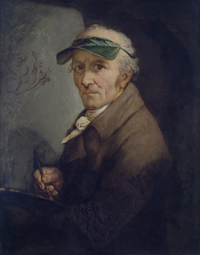 אוטופורטרט עם כובע ירוק - אנטון גרף