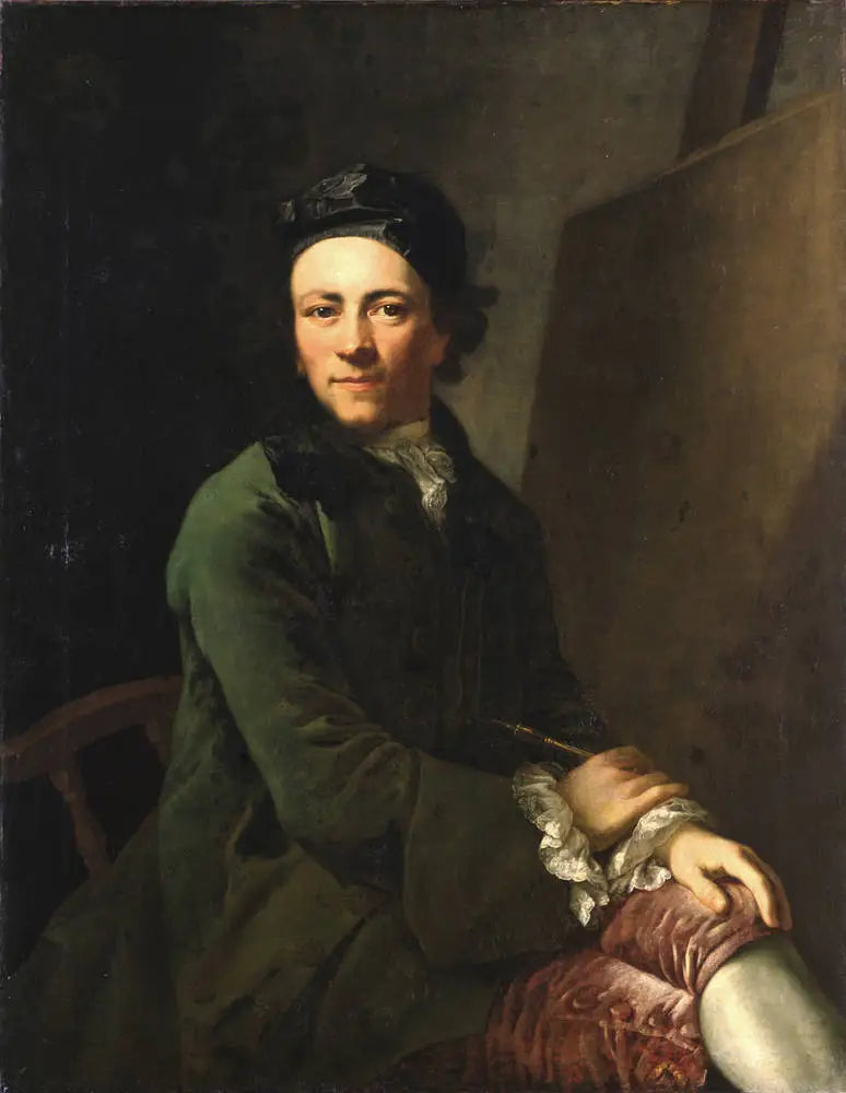 Autoportrait de jeunesse - Anton Graff - Alpha Reproduction