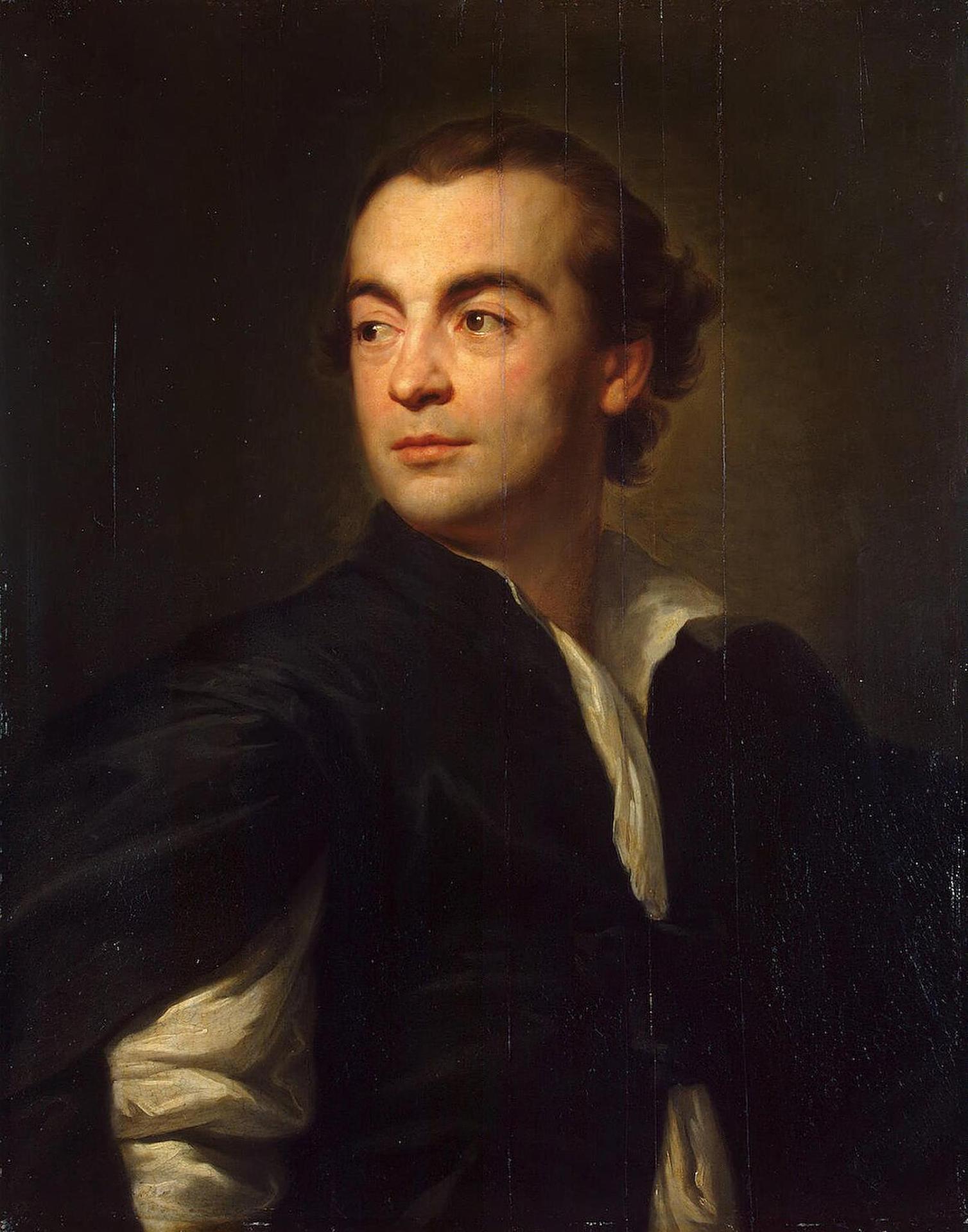 Portrait de Johann Joachim Winckelmann (?) - Anton Raphael Mengs