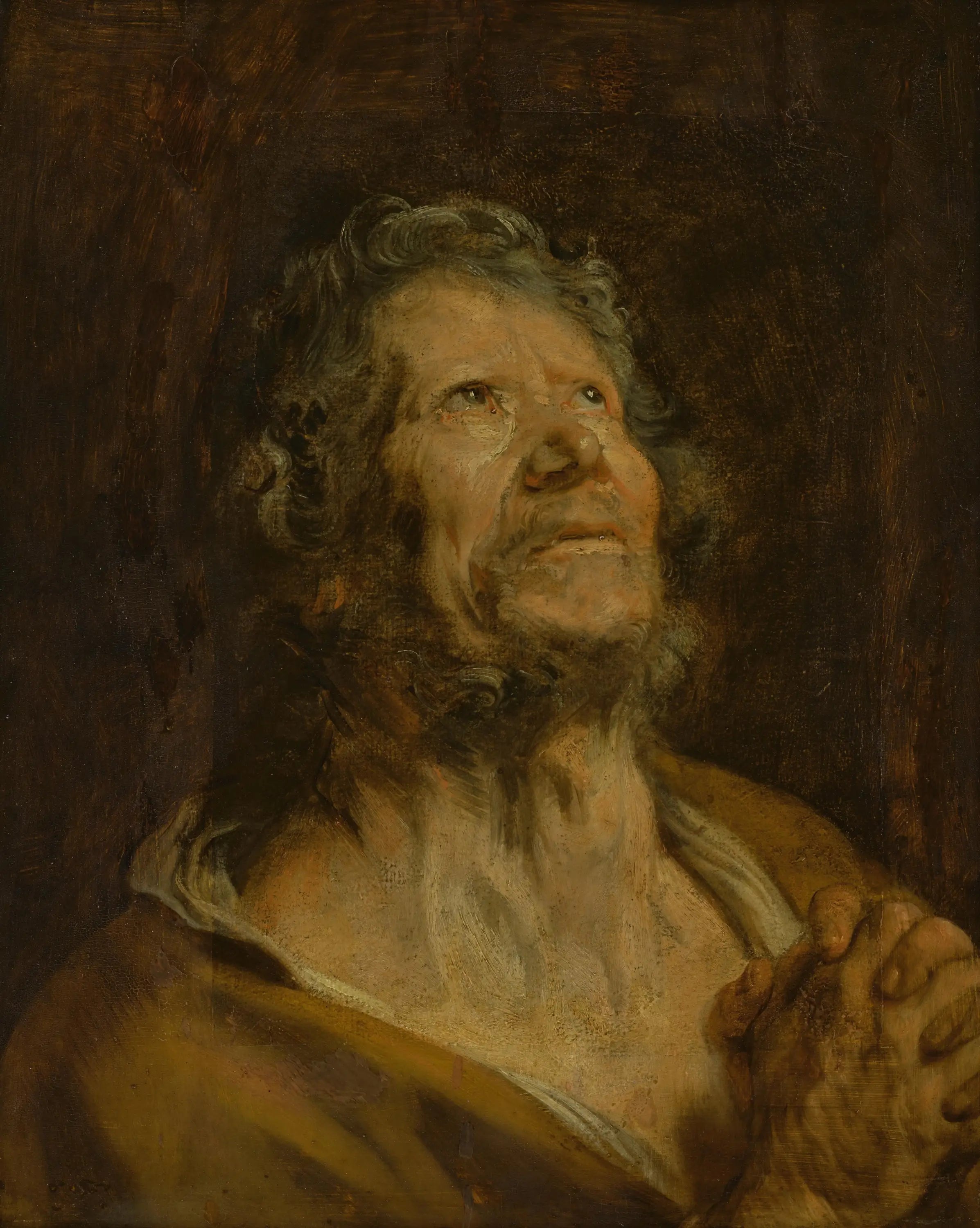 Un apôtre aux mains jointes - Antoine van Dyck - Alpha Reproduction