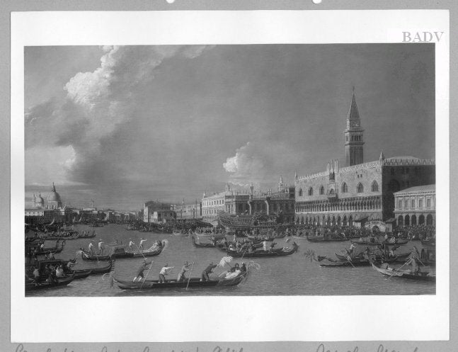 Venise + palais ducal - Canaletto