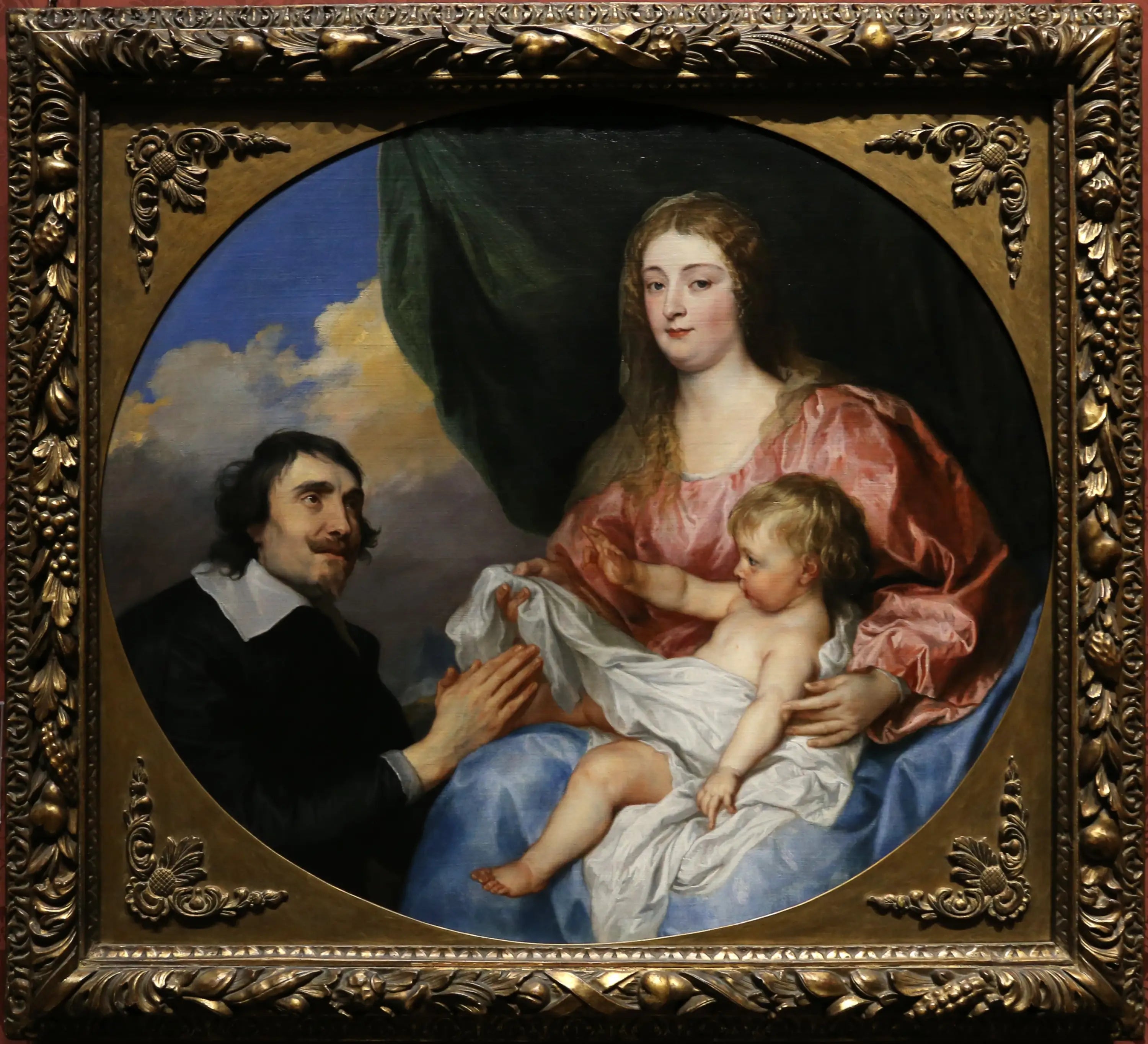 L’abbé Scaglia adorant la Vierge et l’Enfant - Antoine van Dyck - Alpha Reproduction