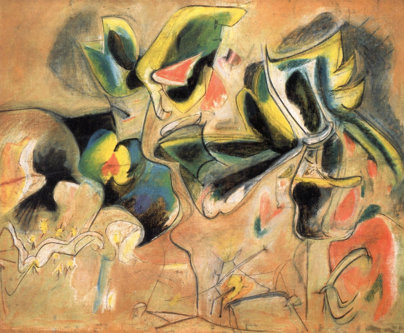 verger de pommiers - Arshile Gorky