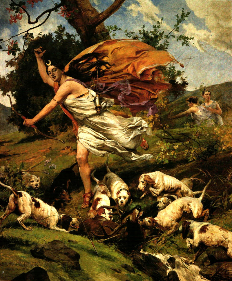 Diana à la chasse - Arturo Michelena