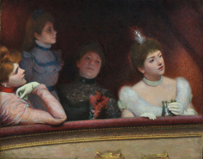 Au théâtre - Federico Zandomeneghi - Alpha Reproduction