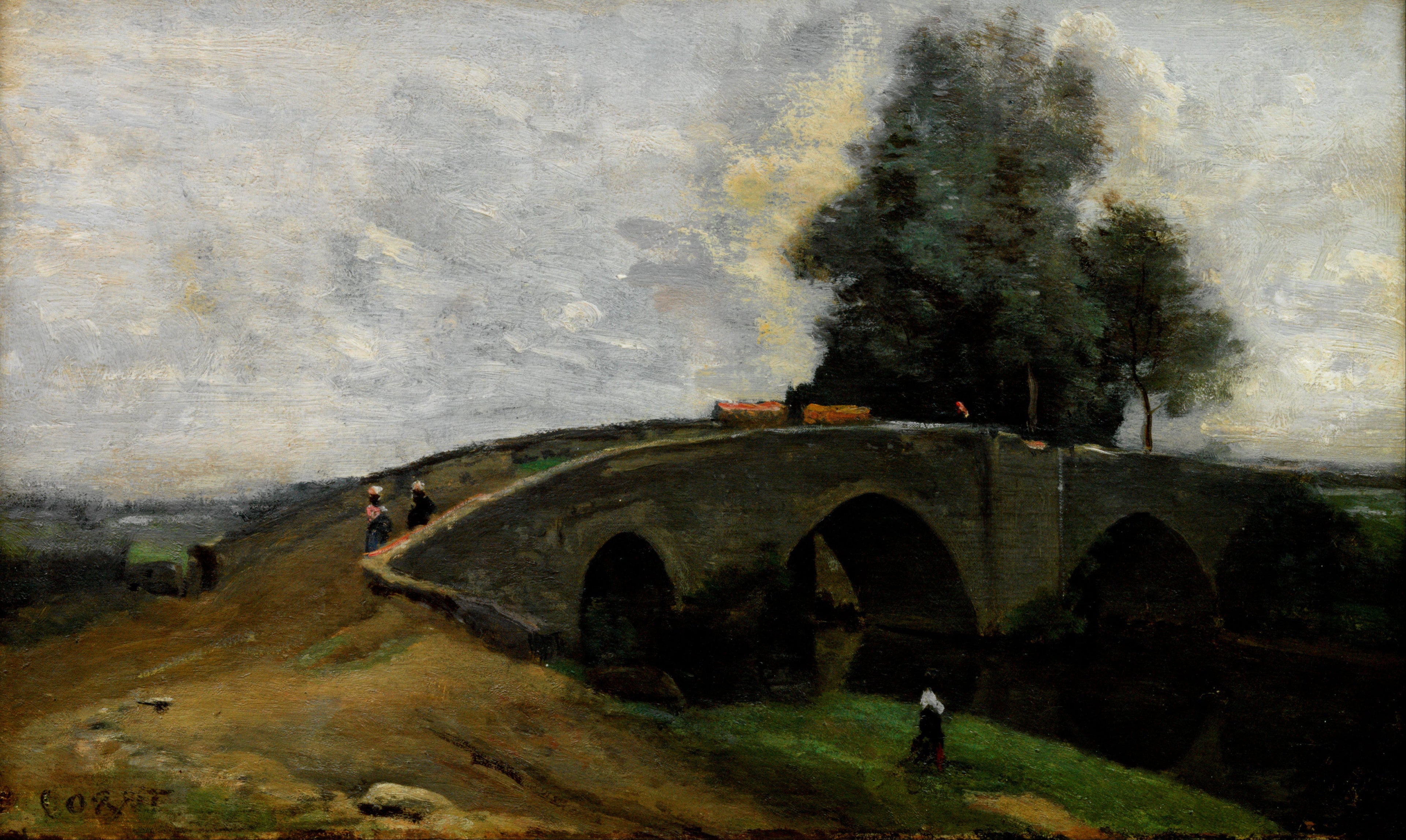 Le Vieux Pont - Jean-Baptiste Camille Corot