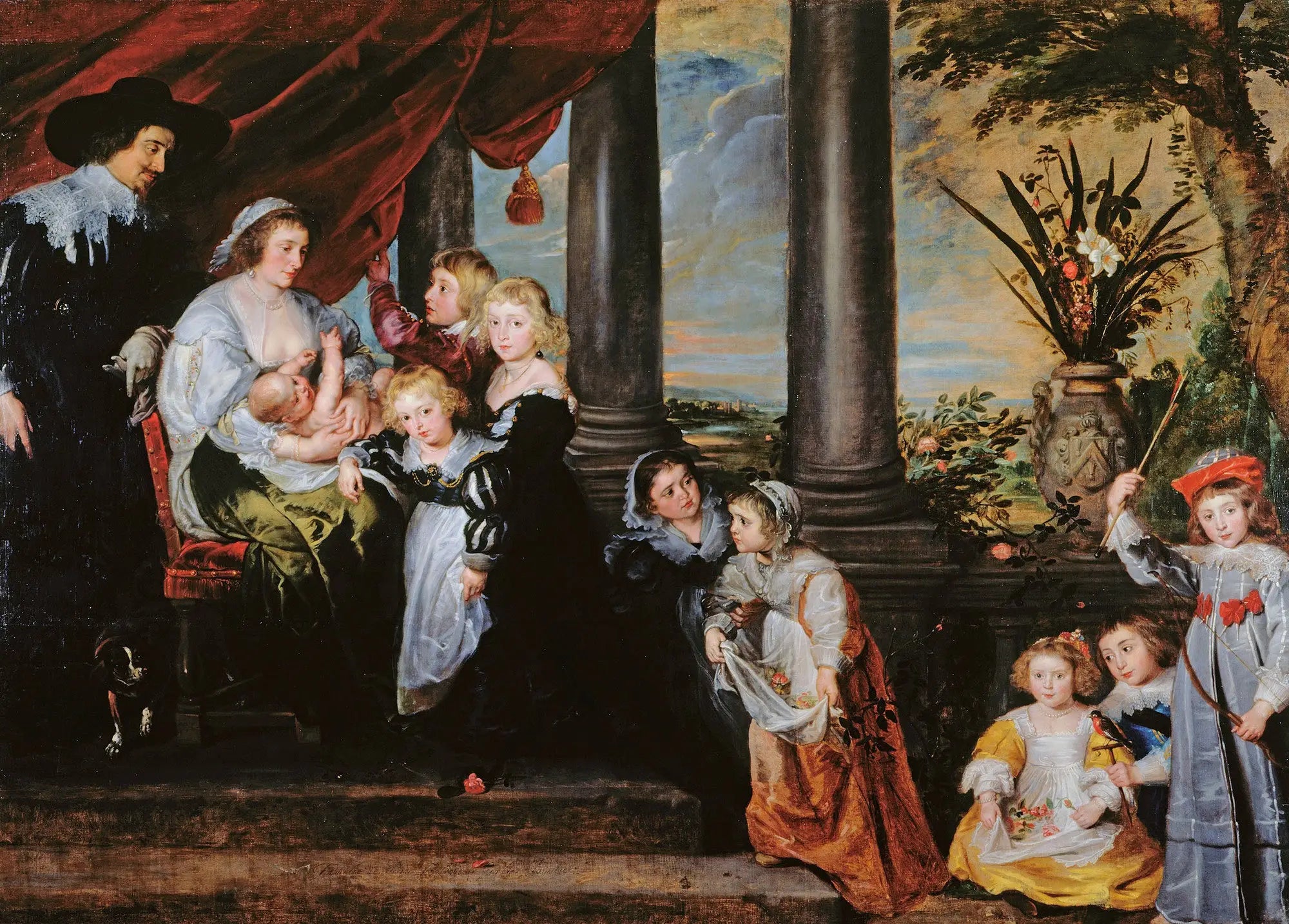 La famille de Sir Balthasar Gerbier - Peter Paul Rubens - Alpha Reproduction