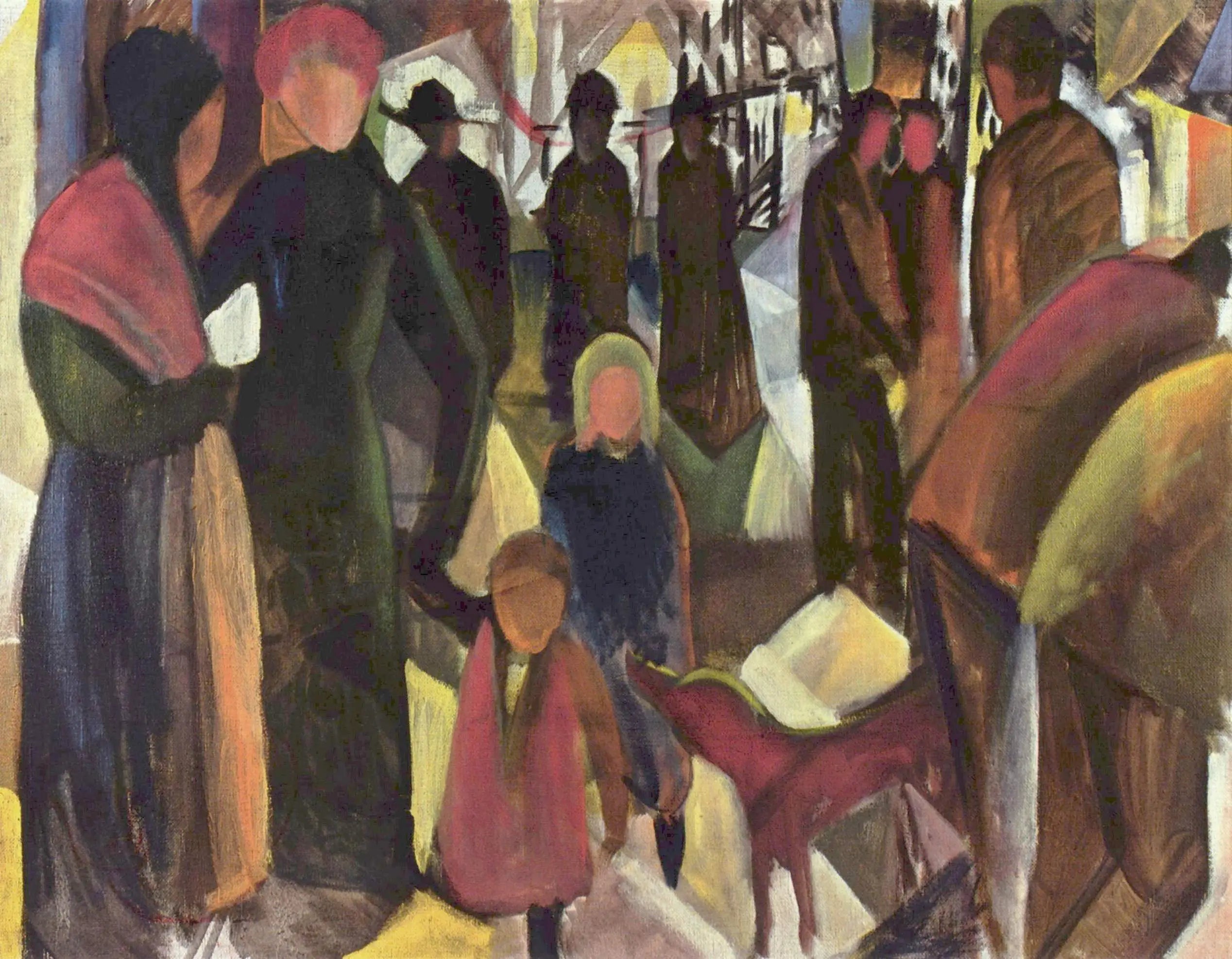 Reproduction du tableau « Adieu - August Macke » par Alpha Reproduction en peinture à l’huile