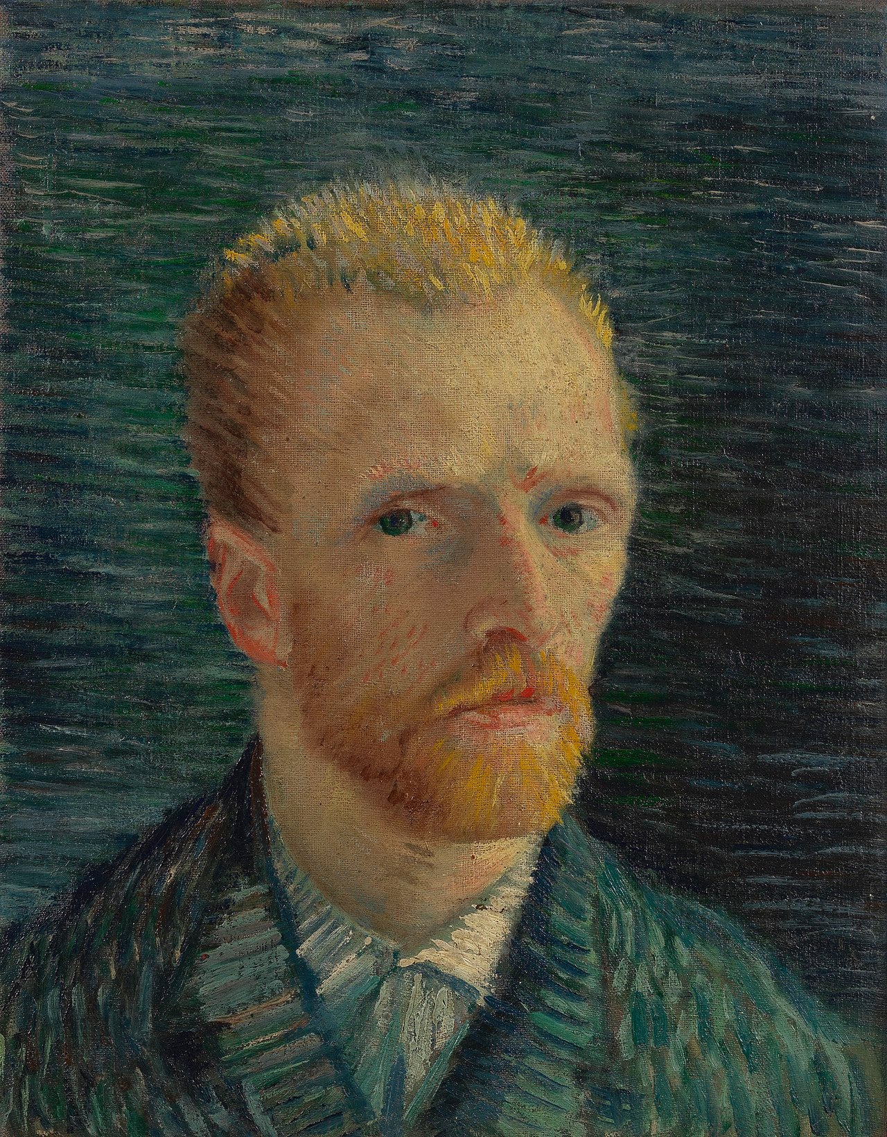 🎨 דיוקן עצמי – Vincent van Gogh (1887)