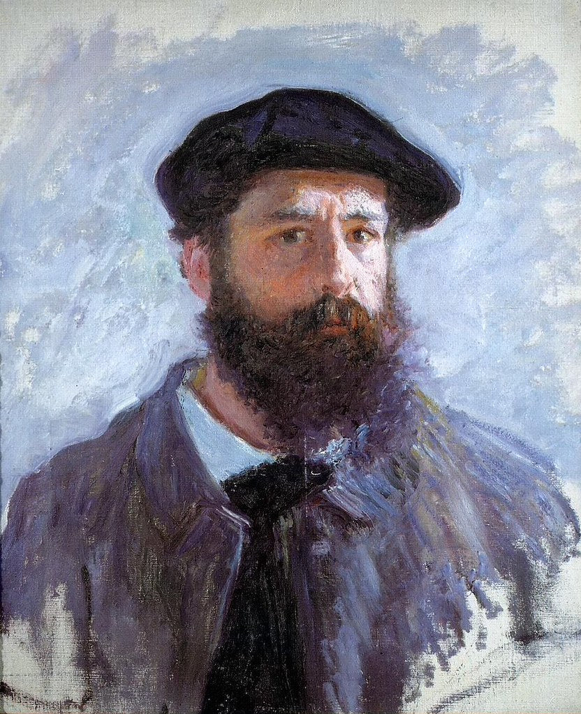 תמונת עצמי עם ברט - Claude Monet