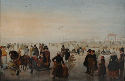 Scène de glace - Hendrick Avercamp
