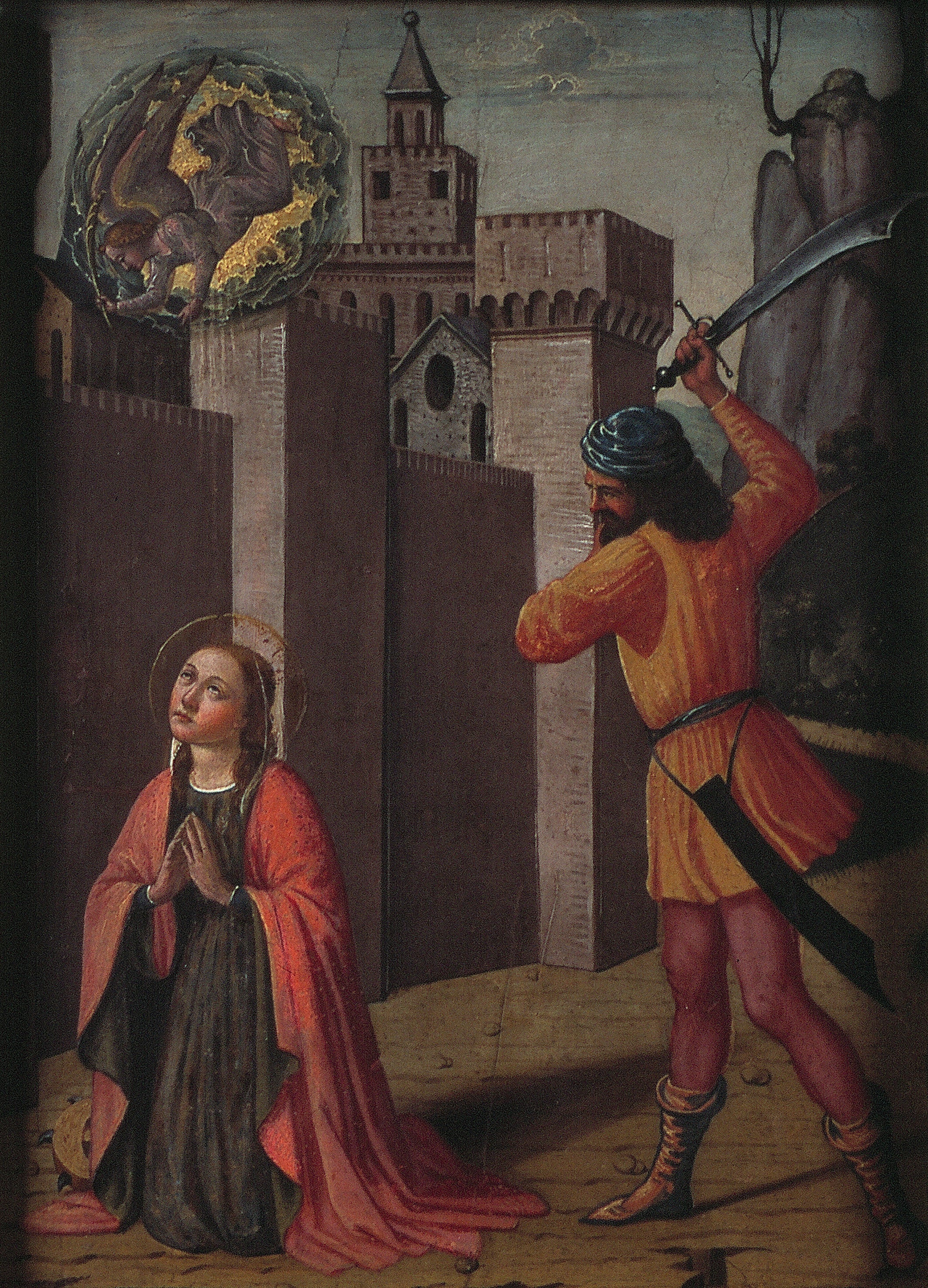 La décapitation de sainte Catherine d'Alexandrie - Pinturicchio