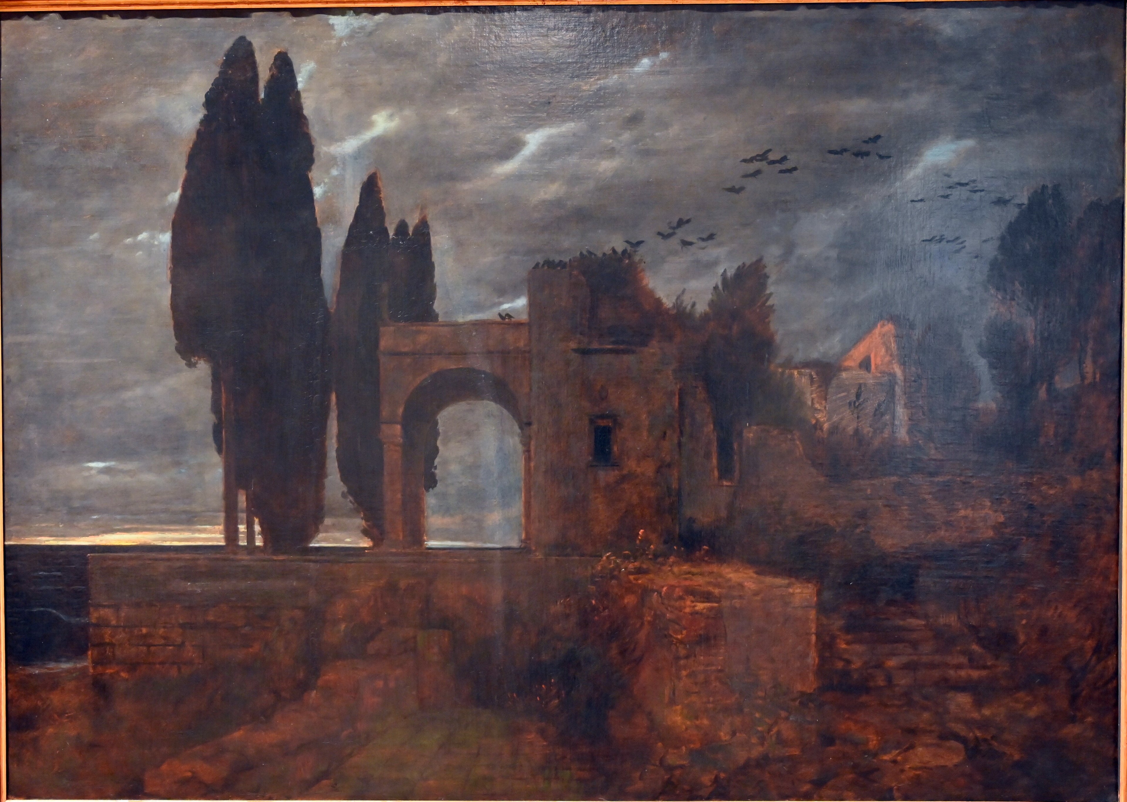 Ruine de Villa près de la mer - Arnold Böcklin