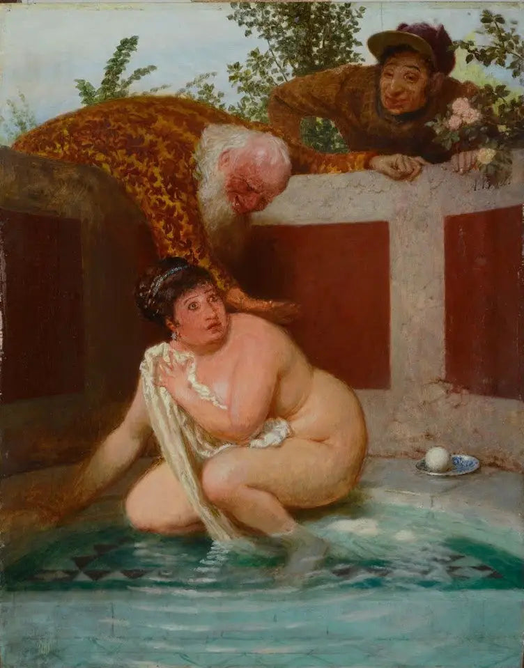 Susanna et les deux vieillards - Arnold Böcklin - Alpha Reproduction