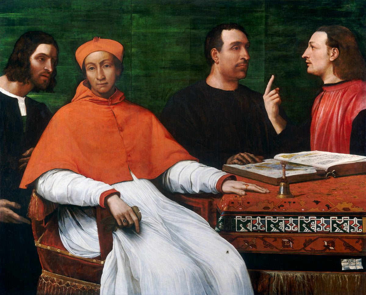 Le cardinal Bandinello Sauli, son secrétaire et deux géographes - Sebastiano del Piombo