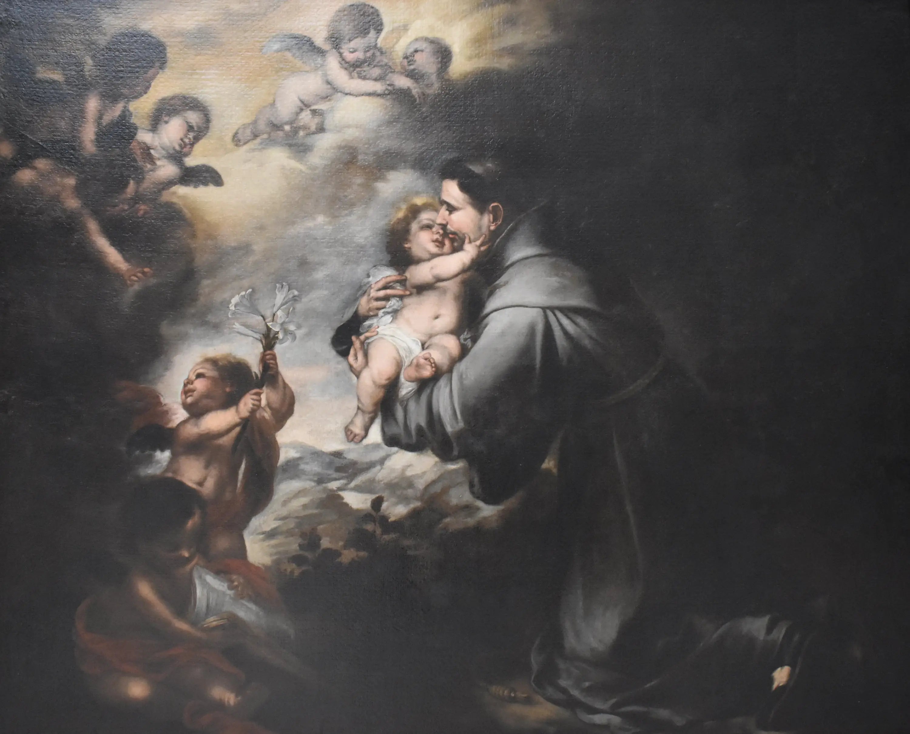 Saint Antoine de Padoue adorant l’Enfant Jésus - Bartolomé Esteban Murillo - Alpha Reproduction