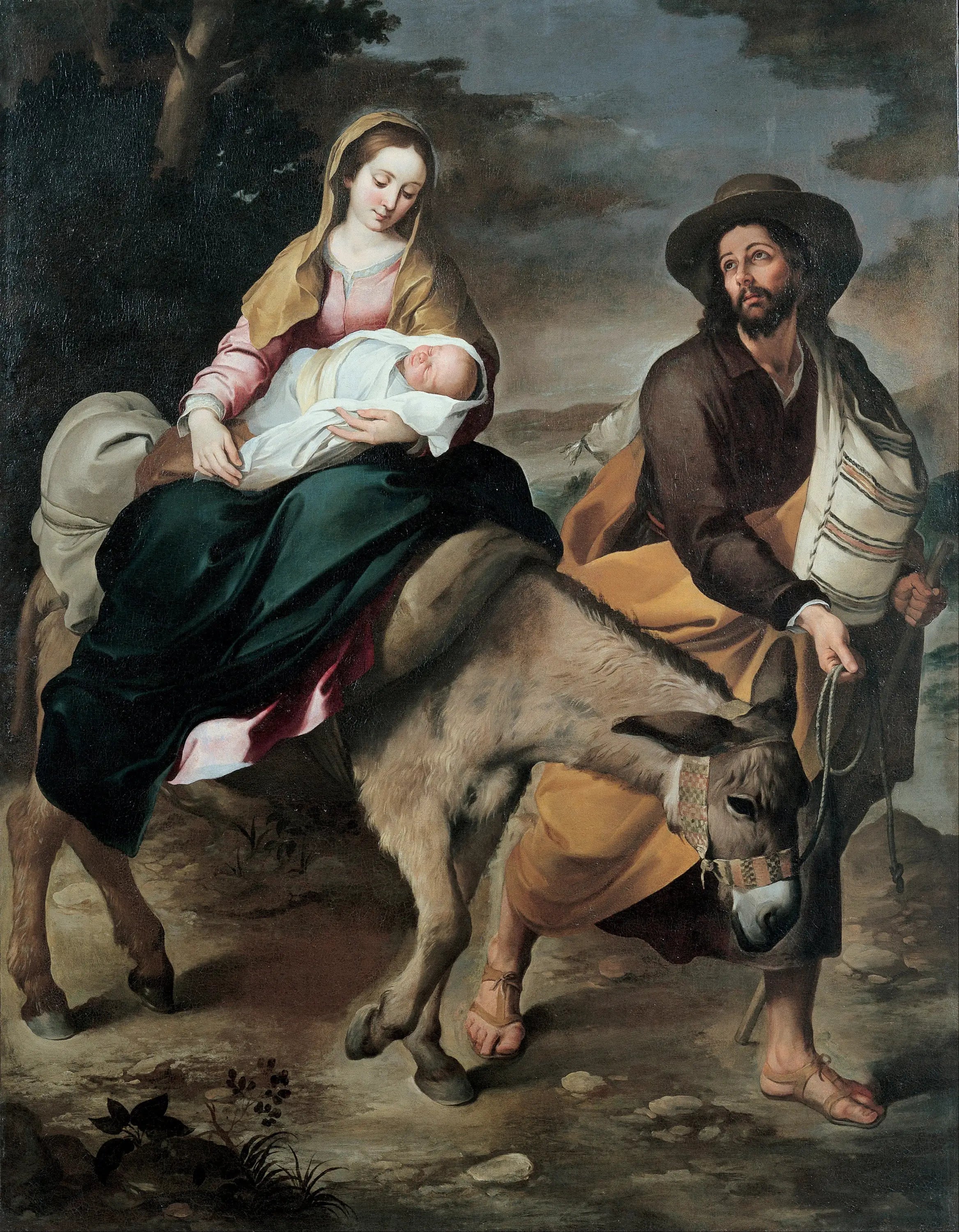 La fuite en Égypte - Bartolomé Esteban Murillo - Alpha Reproduction