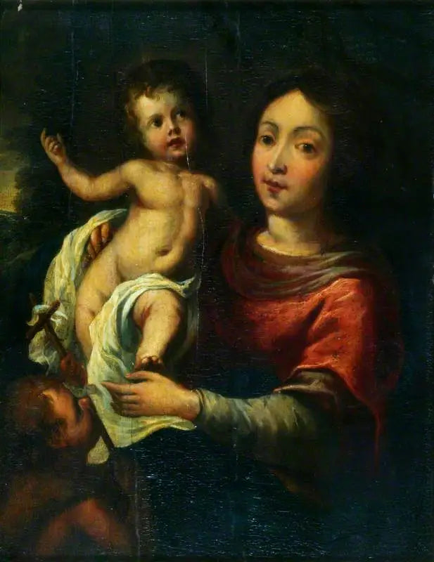 La Vierge à l’Enfant avec saint Jean - Bartolomé Esteban Murillo - Alpha Reproduction