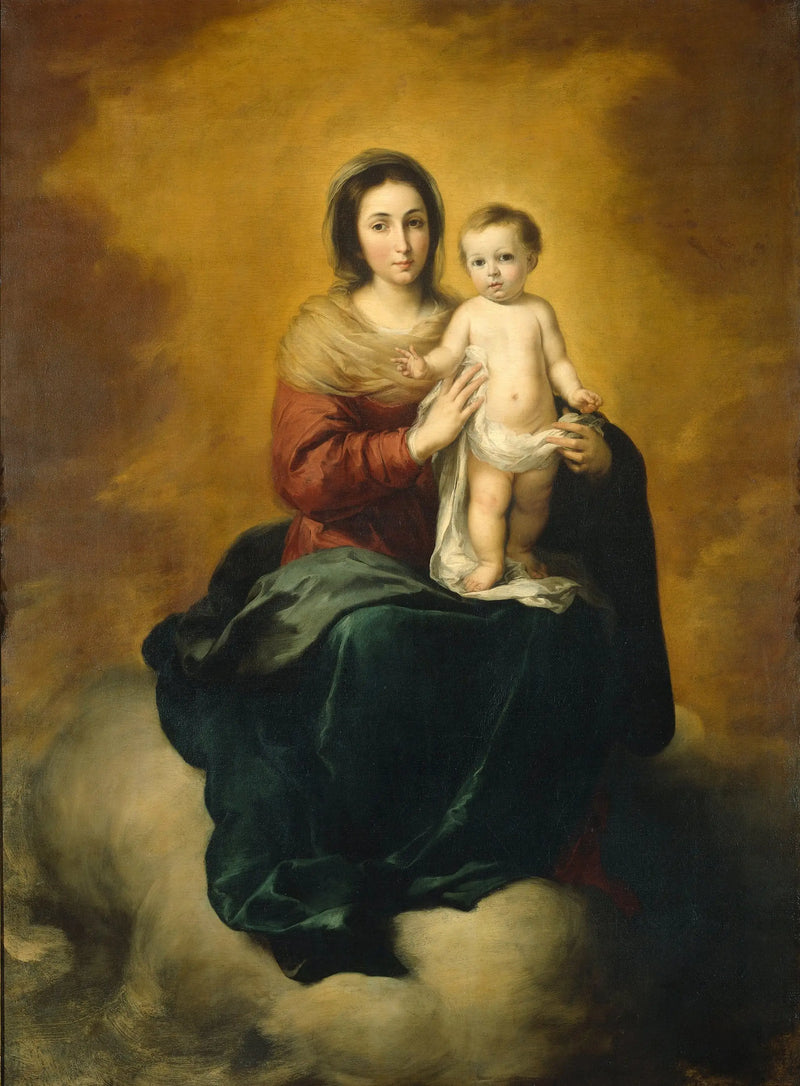 מרים עם הילד. - ברתולומé אסבאן מורילו