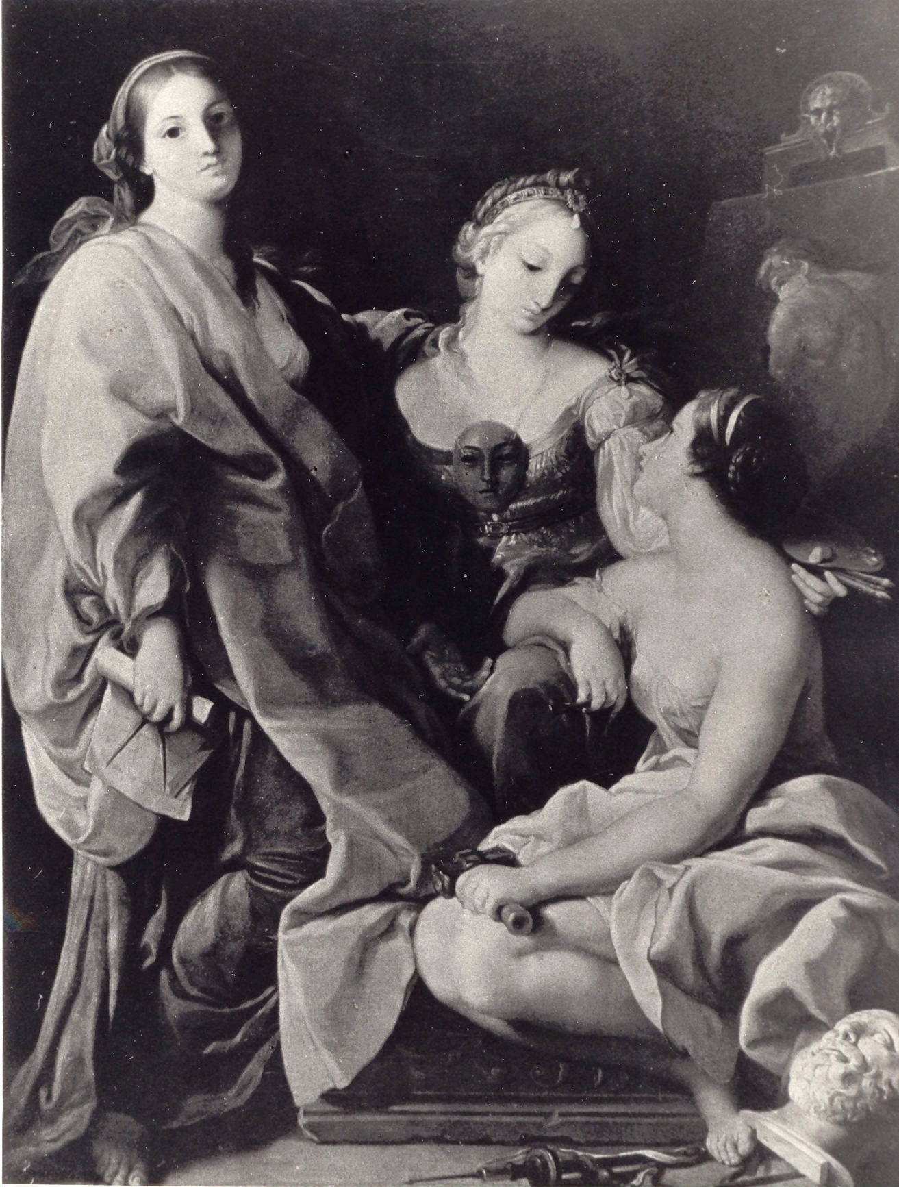 Architecture, sculpture et peinture. - Pompeo Batoni