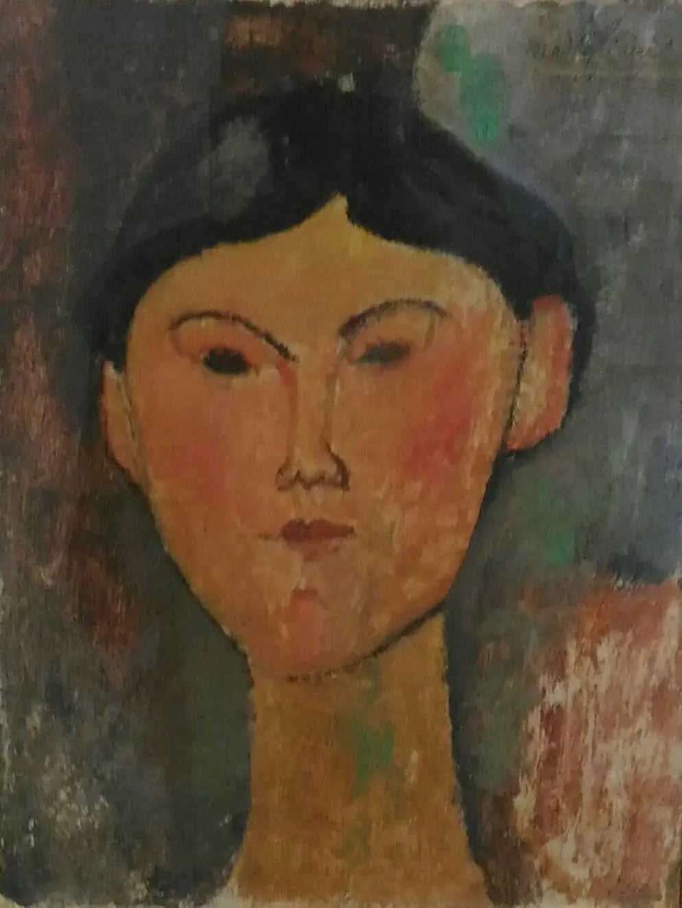 Reproduction du tableau « Portrait de Béatrice Hastings - Amedeo Modigliani » par Alpha Reproduction en peinture à l’huile