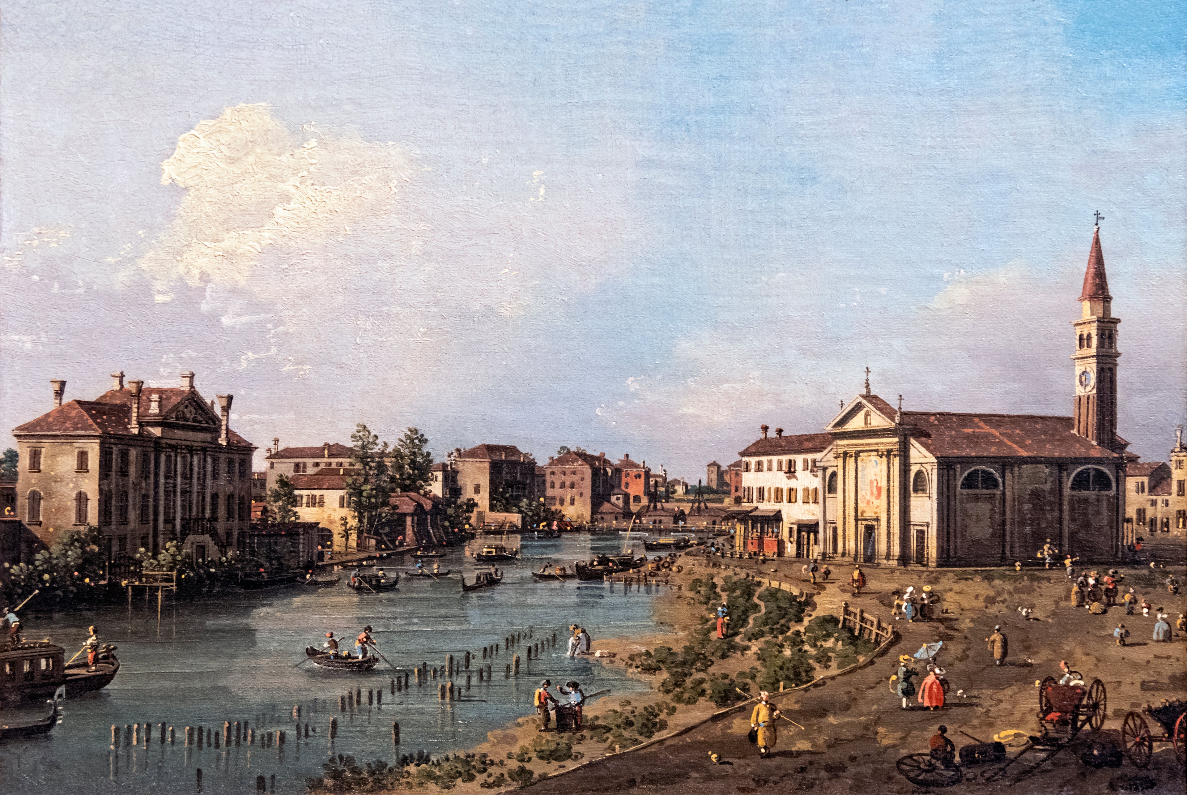 Vue de Dolo - Canaletto