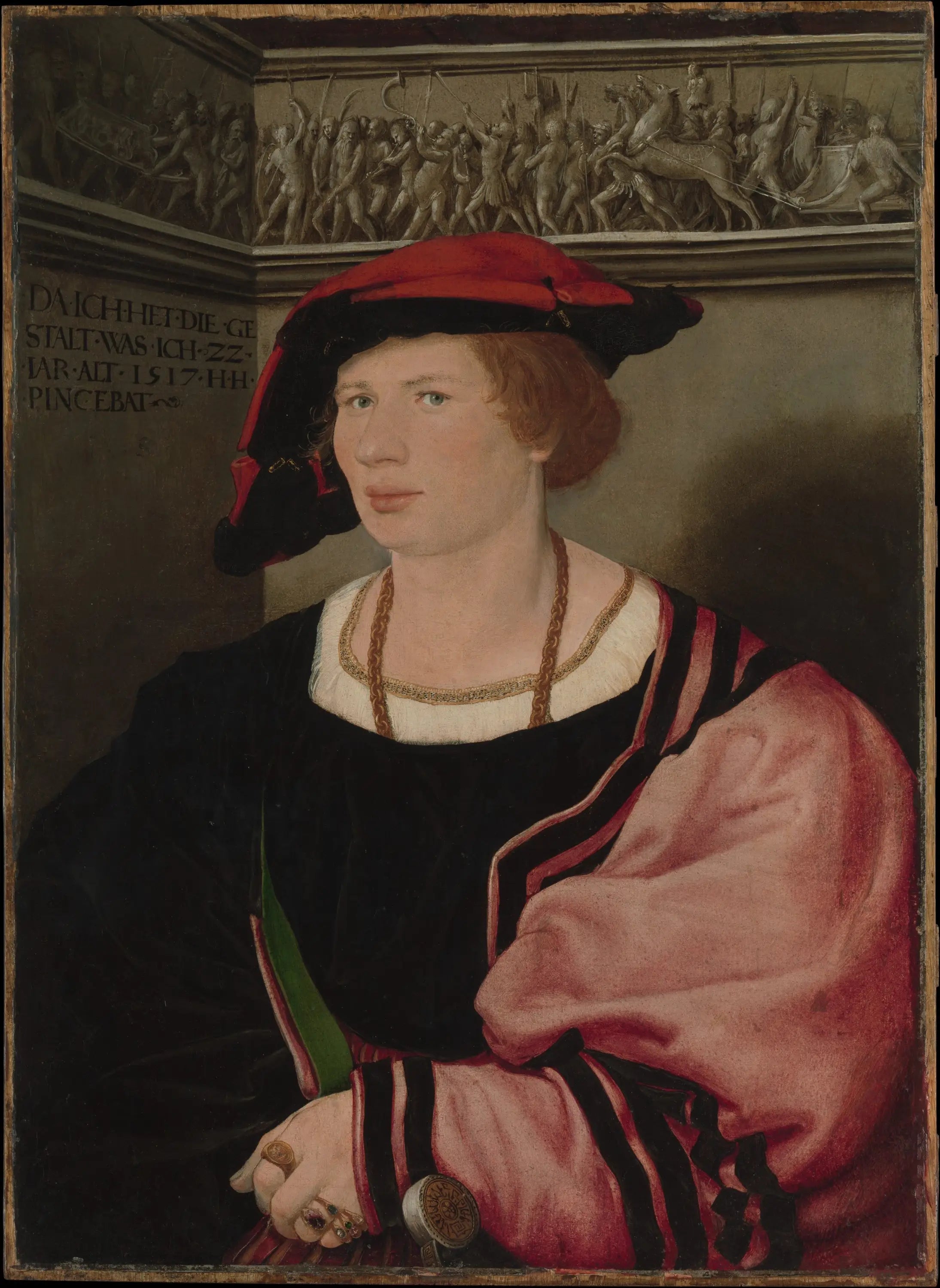 Benedikt von Hertenstein (born about 1495 died 1522) - Hans Holbein le Jeune - Alpha Reproduction