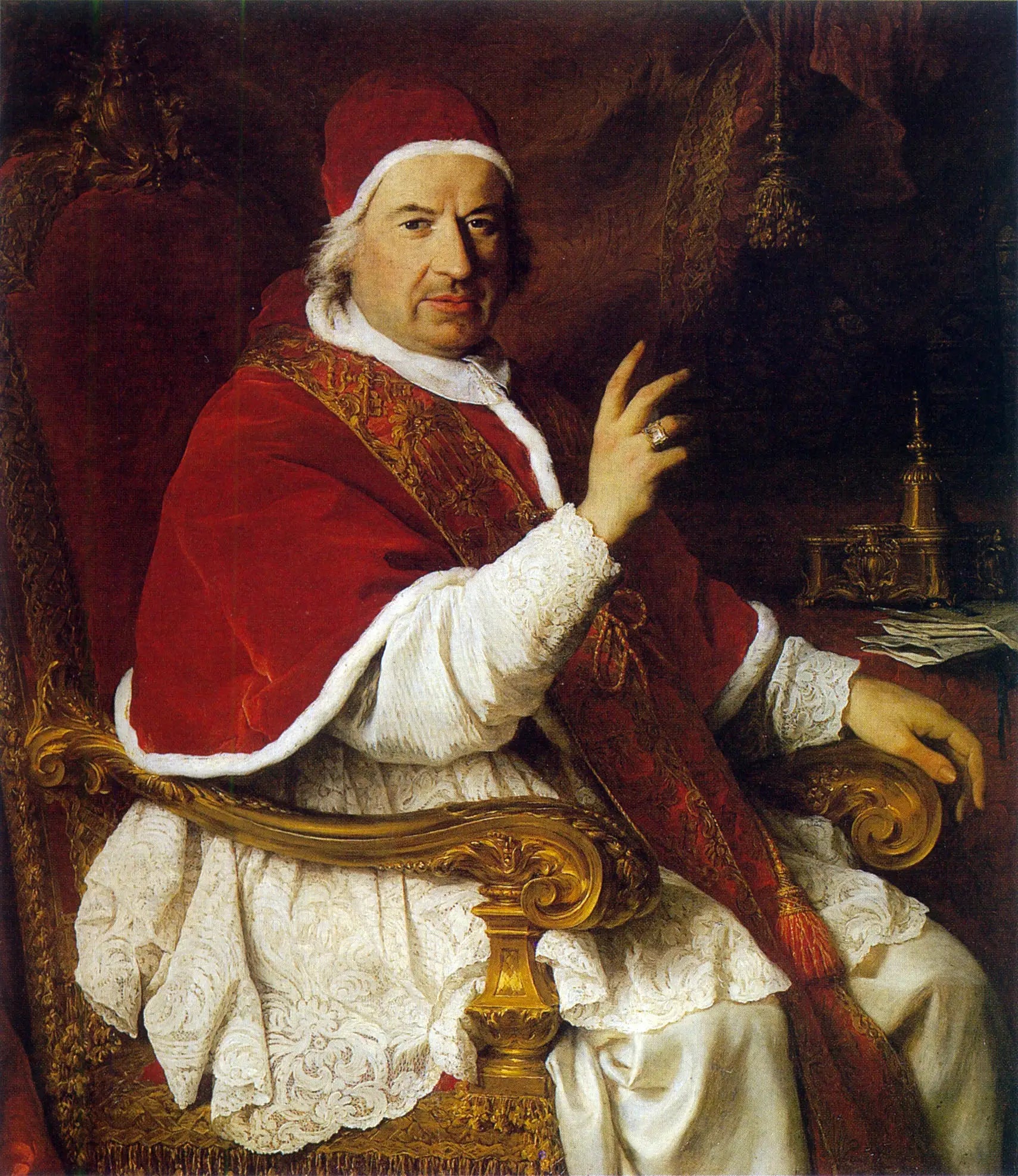 Portrait du pape Benoît XIV - Pierre Subleyras - Alpha Reproduction