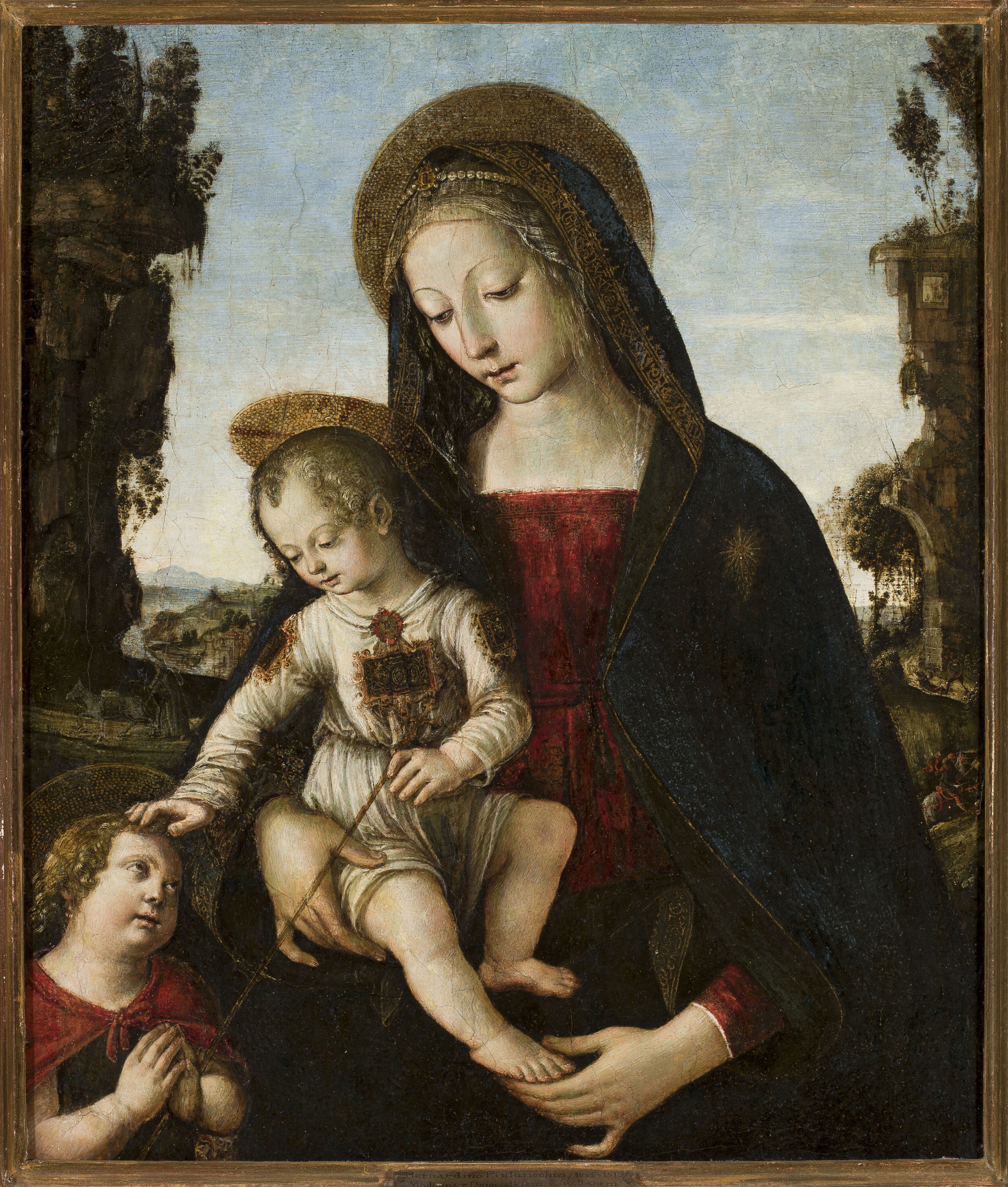 La Vierge à l'Enfant et saint Jean - Pinturicchio