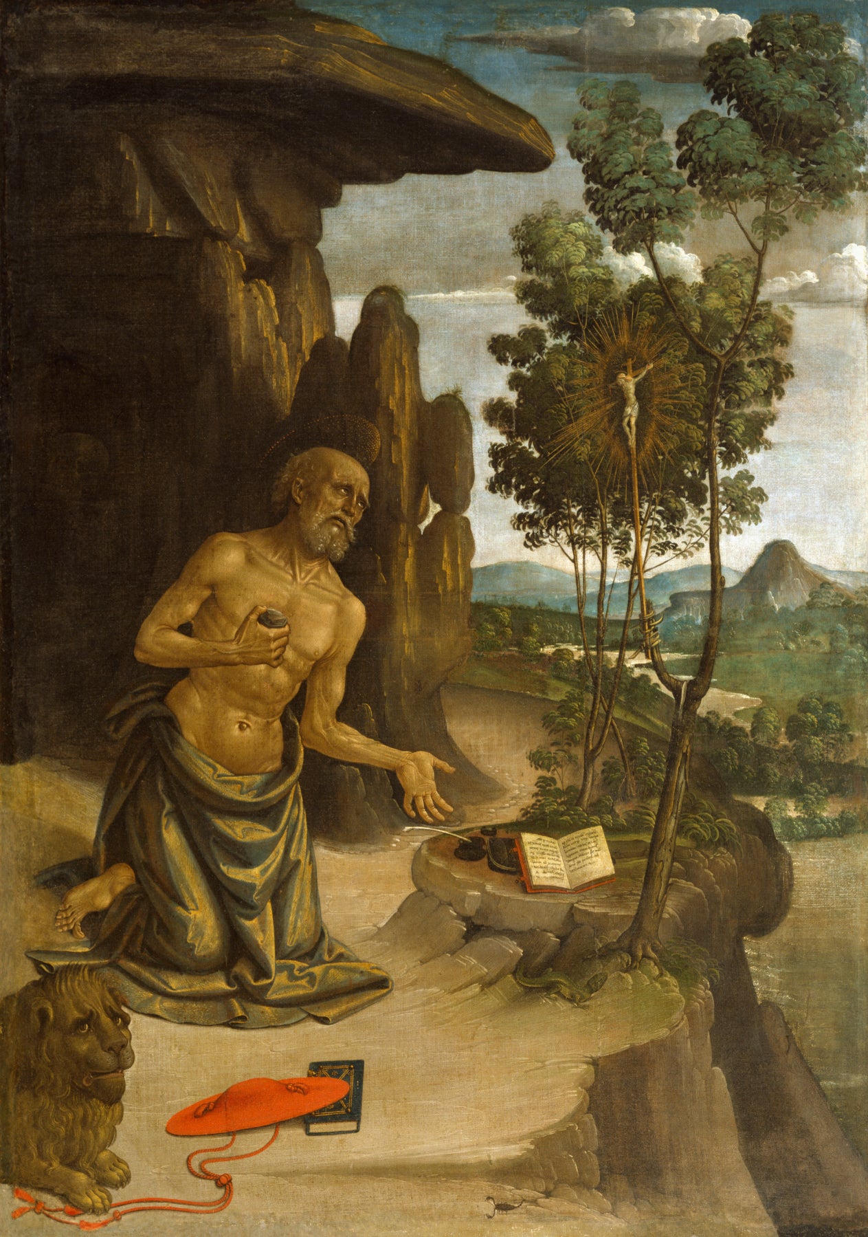 Saint Jérôme dans le désert - Pinturicchio