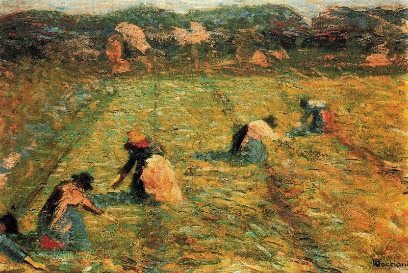 Les récolteuses de riz - Umberto Boccioni