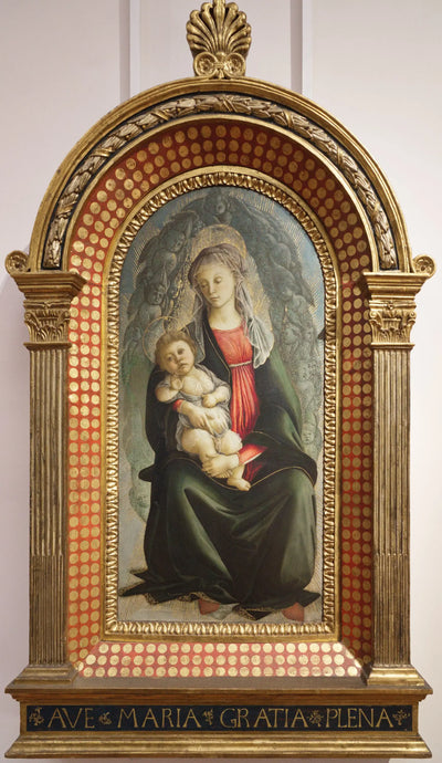 La Vierge et l’Enfant dans une gloire de séraphins - Sandro Botticelli - Alpha Reproduction