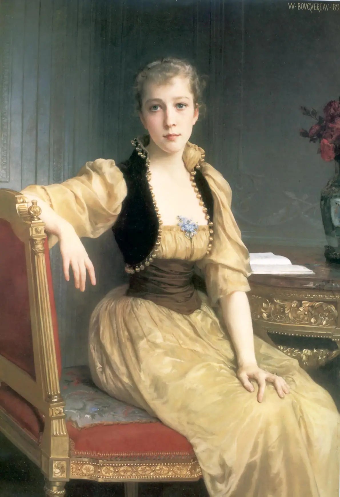 Reproduction du tableau « Lady Maxwell - Bouguereau » par Alpha Reproduction en peinture à l’huile