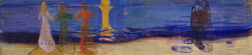 Reproduction du tableau « À la mer - Edvard Munch » par Alpha Reproduction en peinture à l’huile