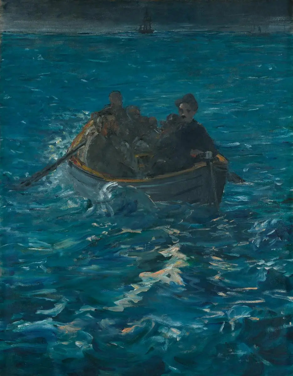 Reproduction du tableau « L'Évasion de Rochefort - Édouard Manet » par Alpha Reproduction en peinture à l’huile