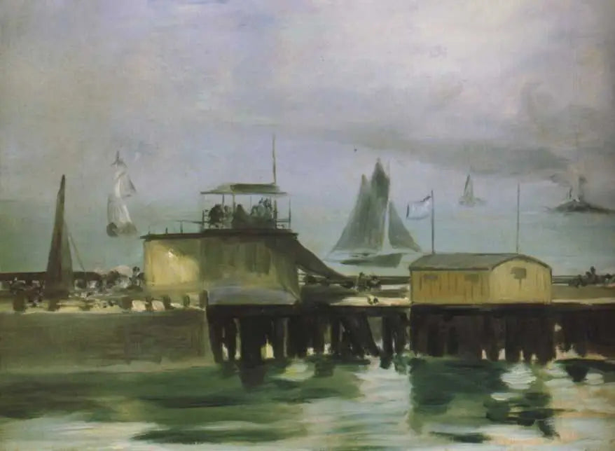 Reproduction du tableau « La jetée de Boulogne - Édouard Manet » par Alpha Reproduction en peinture à l’huile