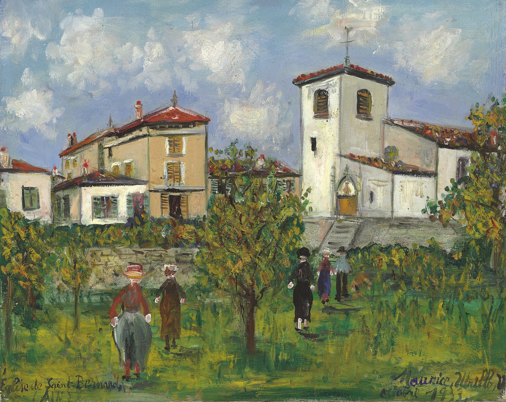 Église de Saint-Bernard - Maurice Utrillo