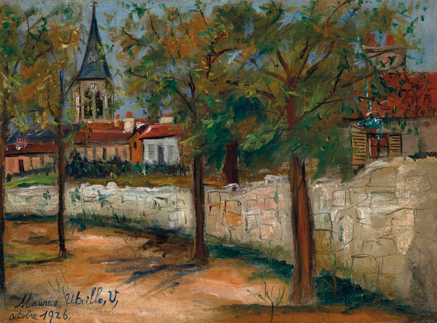 Église de campagne (1926) - Maurice Utrillo