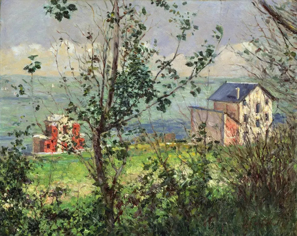 Reproduction du tableau « Gîte à Trouville - Gustave Caillebotte » par Alpha Reproduction en peinture à l’huile