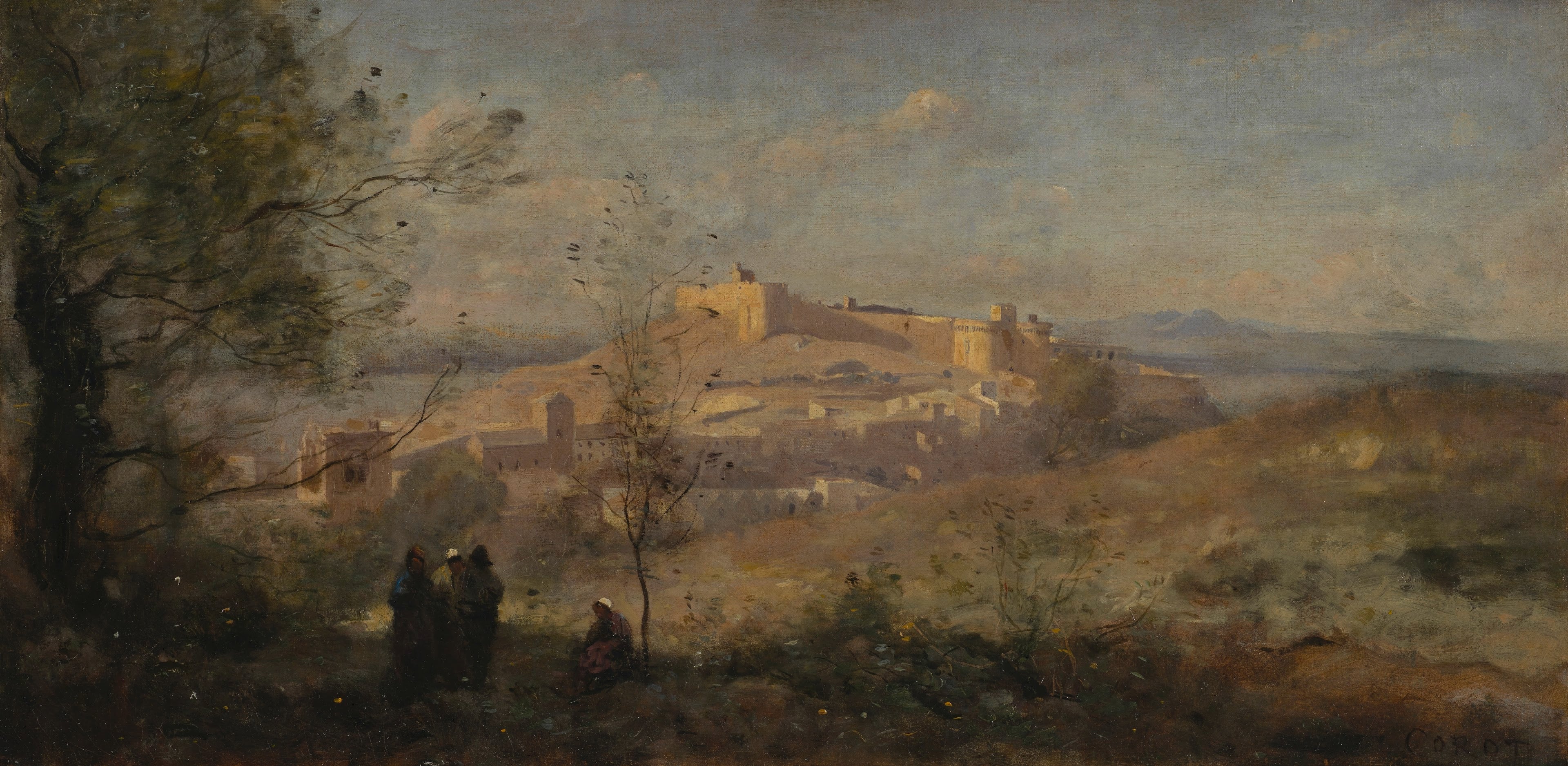 Villeneuve-lès-Avignon, fort Saint André - Jean-Baptiste Camille Corot