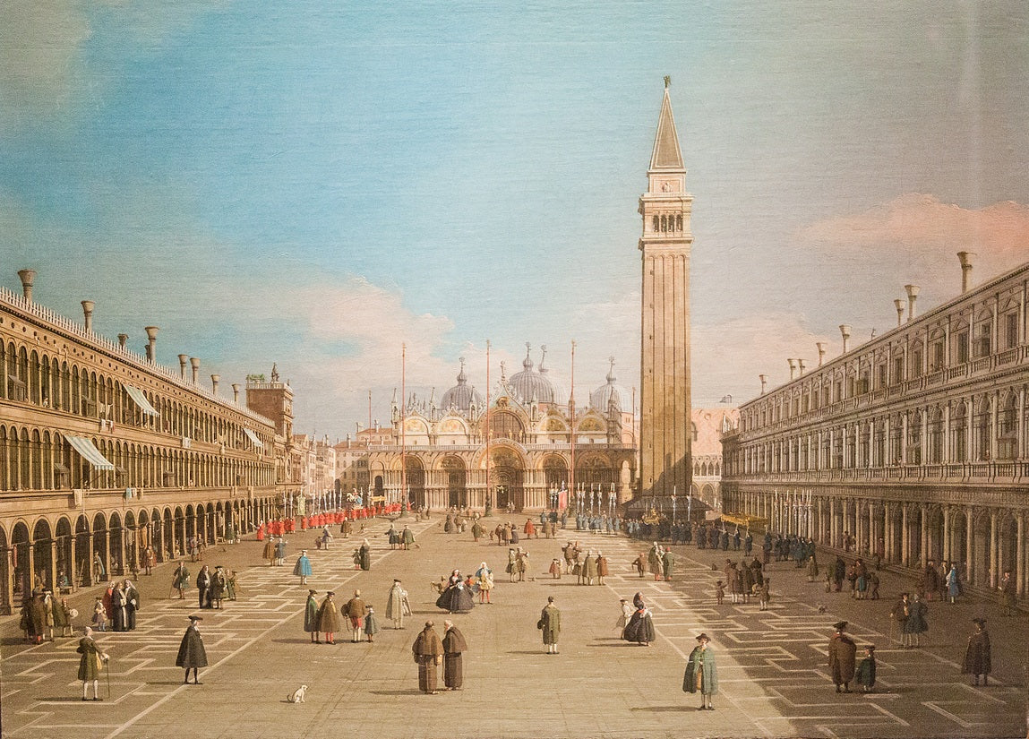 La Place Saint-Marc et la Basilique, Venise - Canaletto