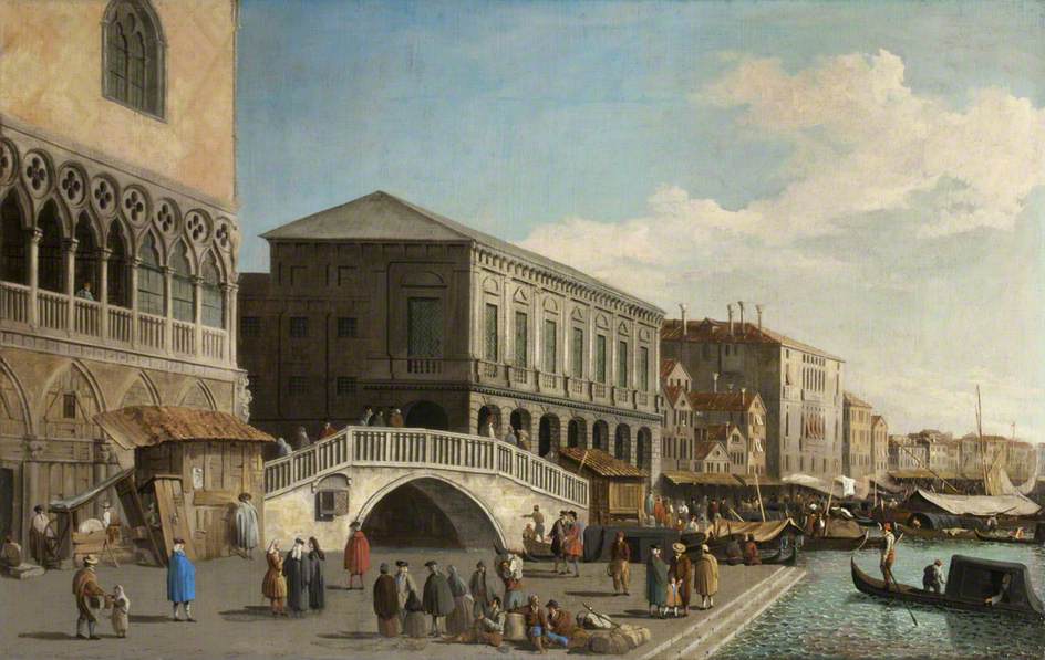 La Riva degli Schiavoni, Venise - Canaletto