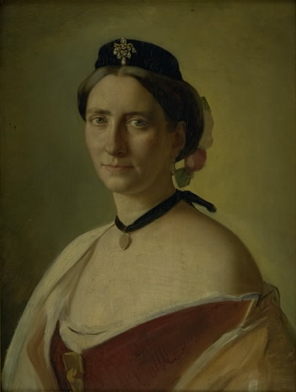 La femme de l'artiste, Alma Bloch, née Trepka - Carl Heinrich Bloch