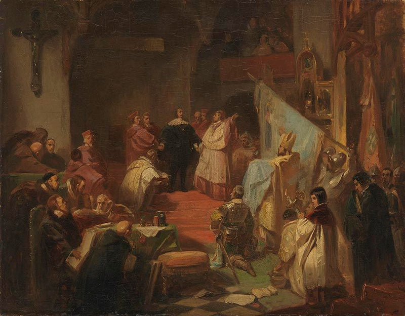 Fondation de la Ligue par le duc Maximilien Ier de Bavière - Karl von Piloty