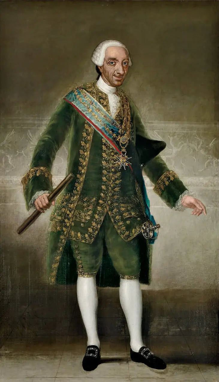 Reproduction du tableau « Charles III d'Espagne - Francisco de Goya » par Alpha Reproduction en peinture à l’huile