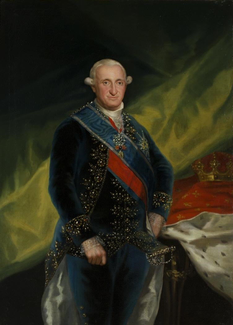 Reproduction du tableau « Charles IV d'Espagne - Francisco de Goya » par Alpha Reproduction en peinture à l’huile