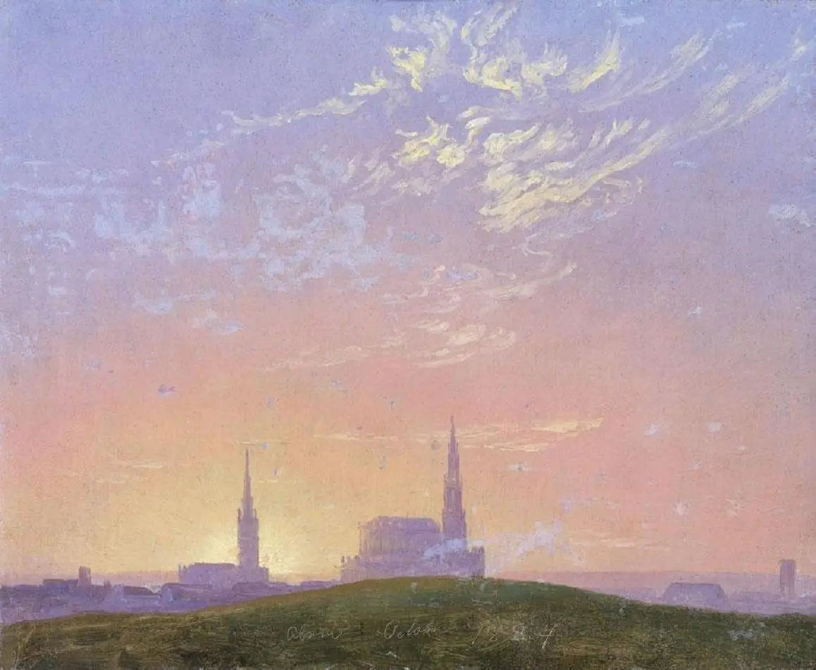 Reproduction du tableau « Soir - Caspar David Friedrich » par Alpha Reproduction en peinture à l’huile
