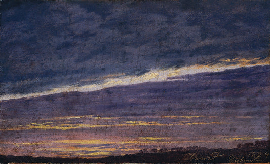 Reproduction du tableau « Ciel nuageux du soir - Caspar David Friedrich » par Alpha Reproduction en peinture à l’huile